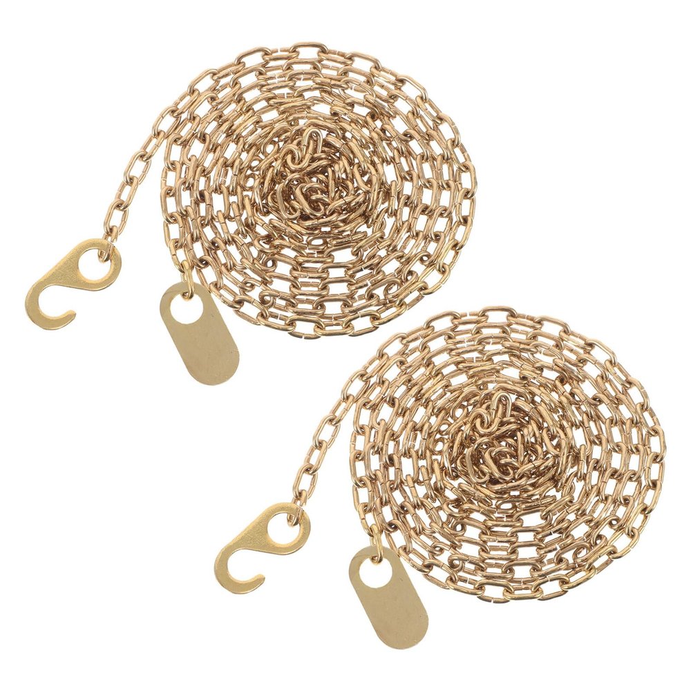 LOORGVEL Clock Hammer Chains, 2-Pack, Steel for Wall and Grandfather Clocks