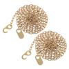LOORGVEL Clock Hammer Chains, 2-Pack, Steel for Wall and Grandfather Clocks view 1