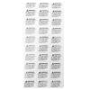 BUGUUYO Choking Hazard Warning Sticker Roll, 3 x 2 cm, 500 Self-Adhesive Labels view 1