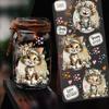 Ilka Parey Cat Rub-On Stickers for Tealight Holders, Spring Birthday Decor, DIN Long Sheet RB75 view 1