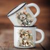 Ilka Parey Cat Rub-On Stickers for Tealight Holders, Spring Birthday Decor, DIN Long Sheet RB75 view 3