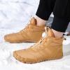 Men's Winter Snow Boots with Lacing and Soft Sole view 3