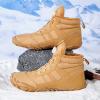 Men's Winter Snow Boots with Lacing and Soft Sole view 4