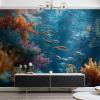 Underwater World Photo Wallpaper with Fish and Coral, 350 x 256 cm view 2