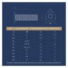 YANGC M2/M2.5/M3/M4 304 Stainless Steel Ultra-Thin Hex Socket Flat Head Screws, 18 mm, M2.5 (5 mm Head Diameter), 50 pcs view 2