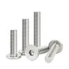 YANGC M2/M2.5/M3/M4 304 Stainless Steel Ultra-Thin Hex Socket Flat Head Screws, 18 mm, M2.5 (5 mm Head Diameter), 50 pcs view 3