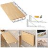 Space-Saving Wall-Mounted Folding Table for Home and Outdoor Use, 50.8 x 25.4 cm view 2