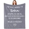 Anugsoe Son Blanket from Mom and Dad, 18th Birthday Gift view 1