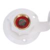 Badafaci RV Water Inlet with Check Valve, ABS and Brass Flange, 1/2-Inch Male Thread, White view 4