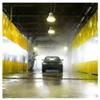 Zfmnoyev Industrial Car Wash Curtains with Metal Eyelets and Hooks, Transparent Weather-Resistant Vinyl Room Divider, Yellow, 2.5 x 1.8 m view 2