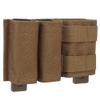 PBTMCD Tactical MOLLE Double 9mm and Single 5.56 Magazine Pouch view 3