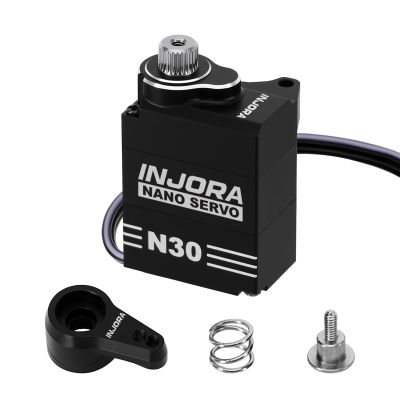 INJORA Aluminum N30 Nano Servo with Servo Saver for 1/30 Axial SCX30