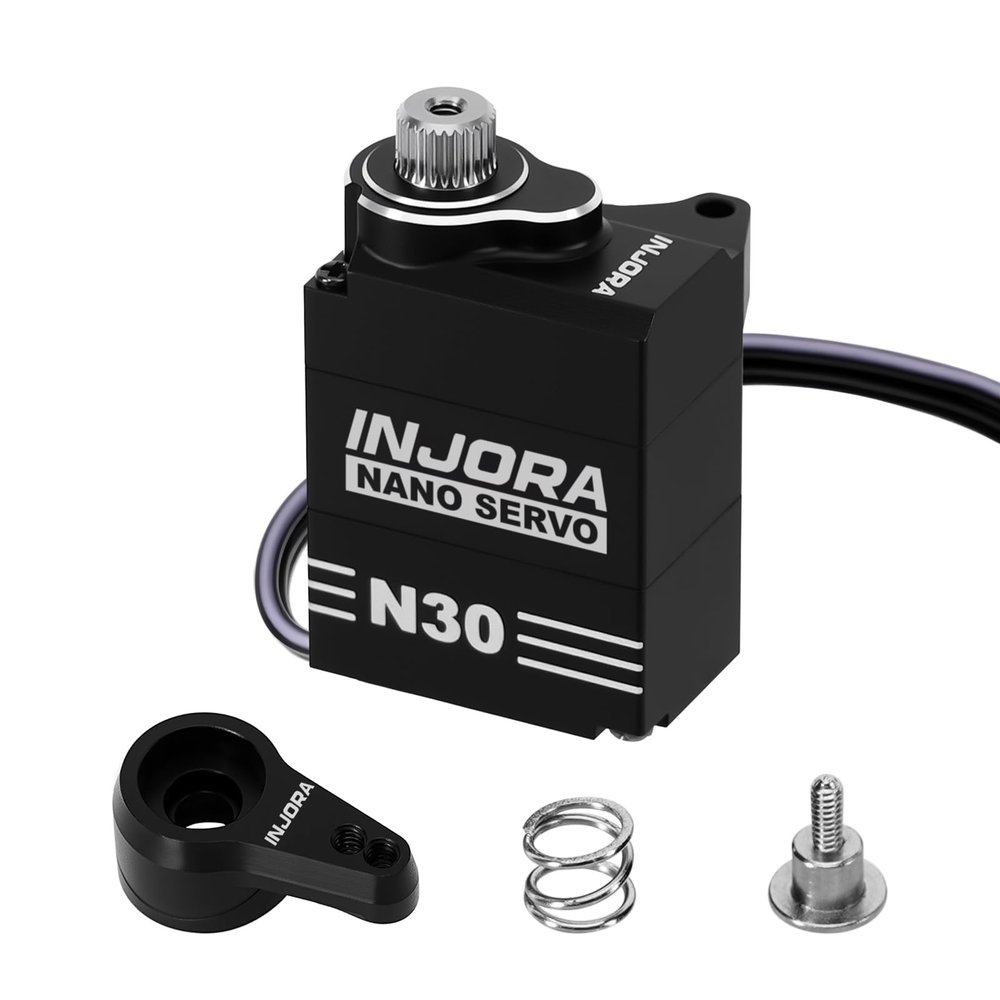 INJORA Aluminum N30 Nano Servo with Servo Saver for 1/30 Axial SCX30