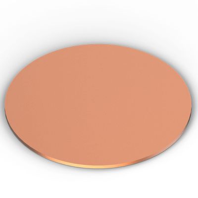 Round Copper Plate, 5 × 90–130 mm, Metal Disc for DIY and Decorative Use (5 × 95 mm)