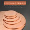 Round Copper Plate, 5 × 90–130 mm, Metal Disc for DIY and Decorative Use (5 × 95 mm) view 4