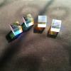 Optical Glass Lens 18 × 18 × 18 mm, Optical Experiment Cube Light Prism view 2