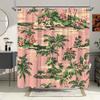AUWUUA Tropical Ocean and Palm Shower Curtain, 120 x 150 cm view 2