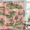 AUWUUA Tropical Ocean and Palm Shower Curtain, 120 x 150 cm view 4