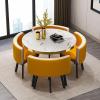 Modern Round Dining Table Set, 80 x 75 cm view 1