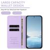 EuoDuo Magnetic Leather Folio Case for Samsung Galaxy A20e, 360° Shockproof, RFID-Blocking, Purple view 2
