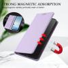 EuoDuo Magnetic Leather Folio Case for Samsung Galaxy A20e, 360° Shockproof, RFID-Blocking, Purple view 4
