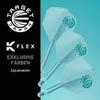 Target Japan Aqua K-Flex Dart Flight and Shaft System, No. 2 | 3-Pack K-Flex All-in-One Flights, Japan Exclusive | K-Flex Dart Shaft - Medium view 2