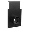 Dust Collection Shutoff Gate, 2.5-Inch ABS, Black, 57 mm view 1
