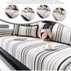 RTSFKFS Chenille Sofa Cover for L-Shaped Sofa, Non-Slip and Scratch-Resistant, Coffee, 90 x 90 cm view 4