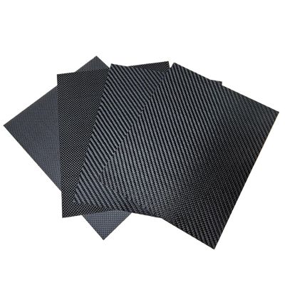 1 pc. 245 x 395 mm 3K Twill Matte Carbon Fiber Sheet, Impact-Resistant Model Material Sheet (0.55 mm Thick) (1.5 mm Twill Matte)