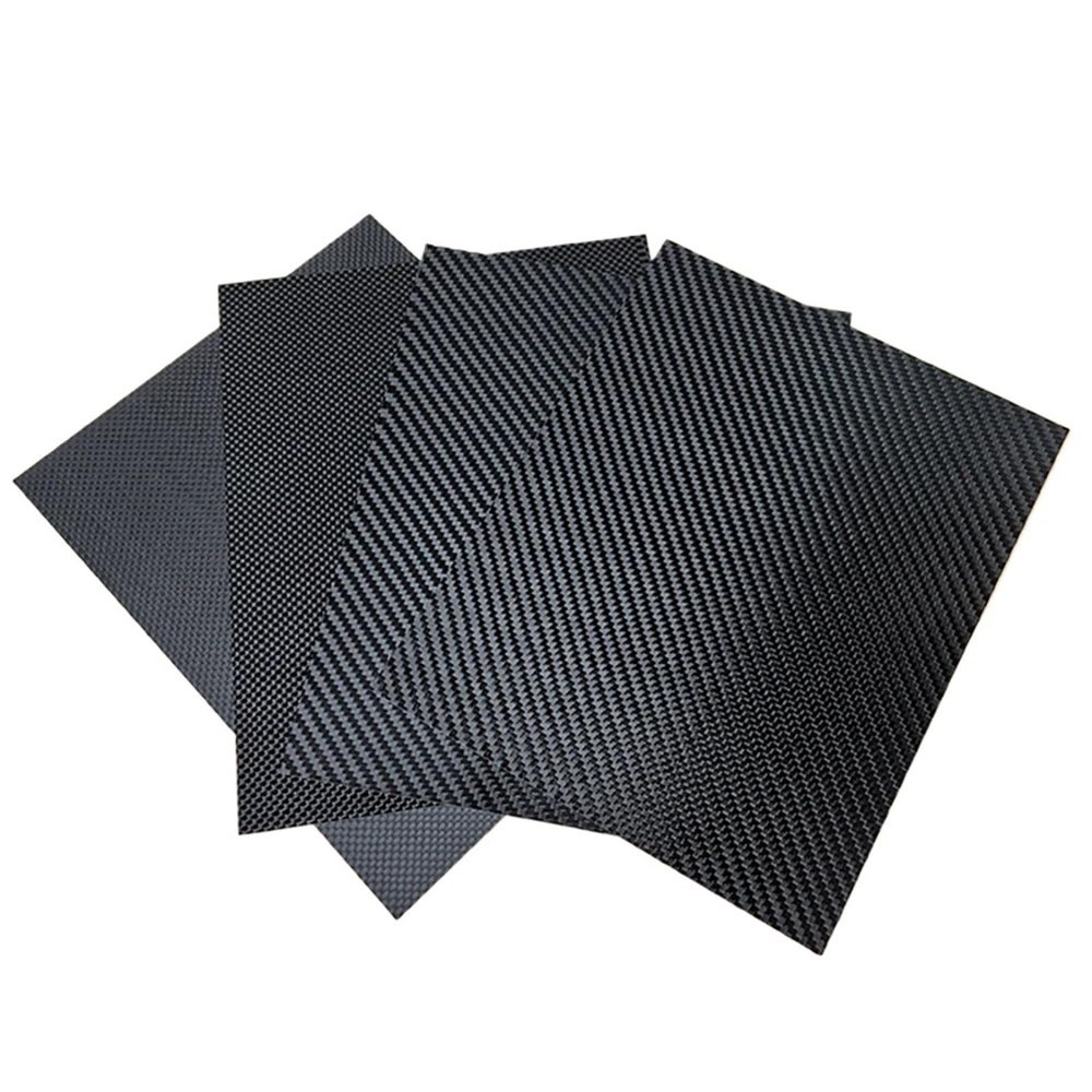 1 pc. 245 x 395 mm 3K Twill Matte Carbon Fiber Sheet, Impact-Resistant Model Material Sheet (0.55 mm Thick) (1.5 mm Twill Matte)