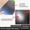 1 pc. 245 x 395 mm 3K Twill Matte Carbon Fiber Sheet, Impact-Resistant Model Material Sheet (0.55 mm Thick) (1.5 mm Twill Matte) view 4