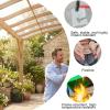 YVZYLXH 1.2 mm UV-Resistant Polycarbonate Greenhouse Roof Panels, Brown, 2 x 2 m view 2