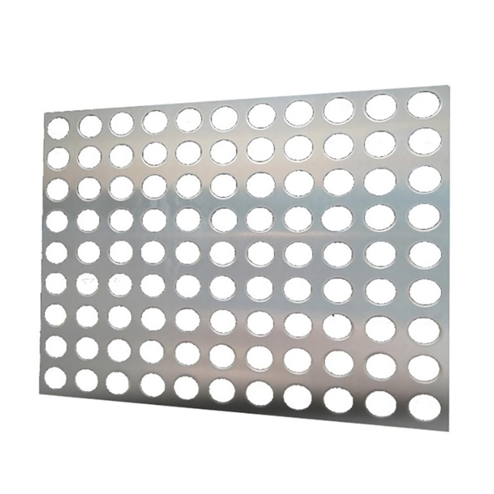 304 Stainless Steel Grid Mat for Balcony, Perforated Decorative Panel for Window Sills and Railings, Metal Mesh for Flower Stands