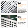 304 Stainless Steel Grid Mat for Balcony, Perforated Decorative Panel for Window Sills and Railings, Metal Mesh for Flower Stands view 3