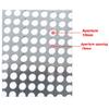 304 Stainless Steel Grid Mat for Balcony, Perforated Decorative Panel for Window Sills and Railings, Metal Mesh for Flower Stands view 4