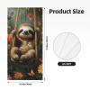 Generic Sloth Floral-Print Door Banner, 185 x 90 cm view 2