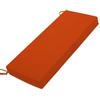 MSNCS Outdoor Waterproof Bench Cushion, Orange, 170 x 35 x 5 cm view 1