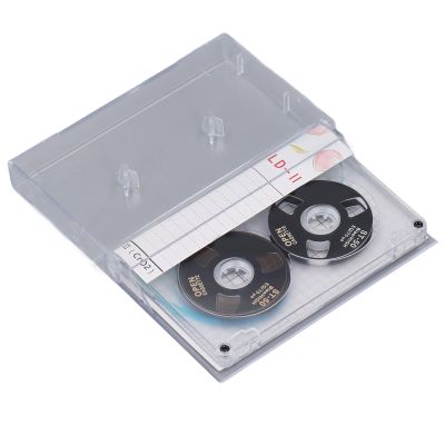 KAKAKE Clear Sound Blank Cassettes, 46-Minute DIY Music Cassette Tapes, PC/Aluminum Alloy, 10 x 6.5 x 0.9 cm, Black