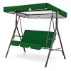 Waterproof Patio Swing Replacement Cover for 2-/3-Seater Garden Swing, Dark Green, 165.1 x 114.3 x 15 cm view 1