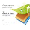 Waterproof Patio Swing Replacement Cover for 2-/3-Seater Garden Swing, Dark Green, 165.1 x 114.3 x 15 cm view 4