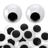 DOPENSPI 20 Large Black Wiggly Eyes, 5 cm Self-Adhesive for DIY Crafts view 1