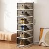 Stackable Shoe Storage Boxes, 6-Pack, Transparent Plastic, Foldable Design view 3