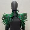 Peacock Costume for Women, 3-Piece Tutu Set with Feather Accessories view 3