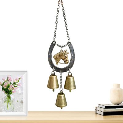 Horse Wind Chime, Metal Horse Wind Chime with Soft Tones