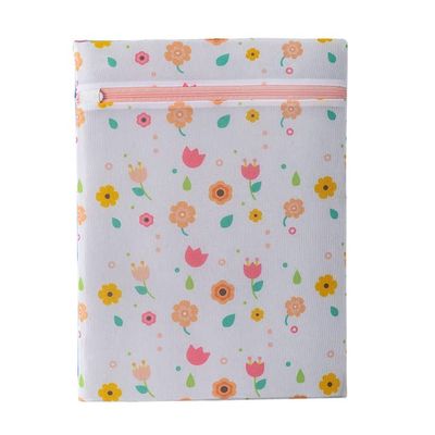 Laundry Mesh Bag with Zipper, Printed Polyester, XL 60 × 60 cm