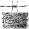 Galvanized Barbed Wire for Crafts, Animal Deterrence, and Fencing, 1.8 mm Thick, 200 m Long – Durable Security Solution for Gardens and Properties view 4