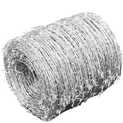 Durable Galvanized Barbed Wire Roll for Security Fences and Climbing Protection