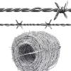 Durable Galvanized Barbed Wire Roll for Security Fences and Climbing Protection view 3