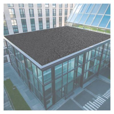 AC Drip Cushion Metal Roof Sound-Dampening Mat for Rain Noise, Custom Cut (W 0.6 m/2 ft, L 5.4 m/17.7 ft)