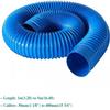 Flexible PVC Duct Hose, Blue Industrial Bellows Hose, 100 mm × 2 m view 2